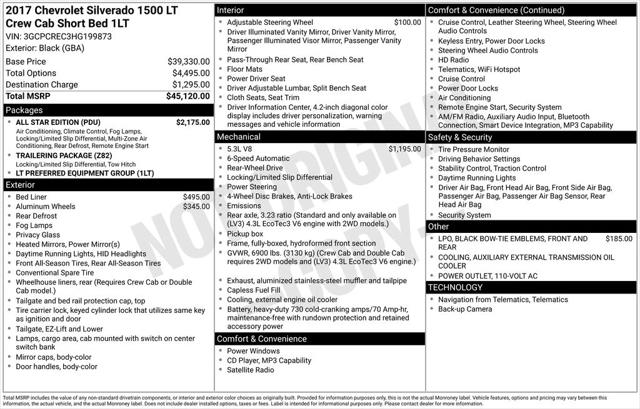 2017 Chevrolet Silverado 1500 1LT 2017 Chevrolet Silverado 1500 1LT