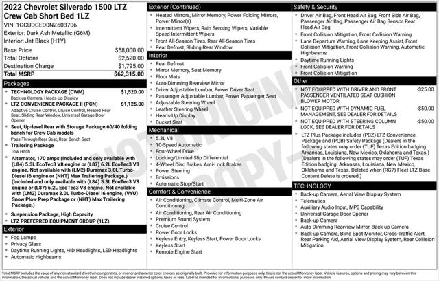 2022 Chevrolet Silverado 1500 4WD Crew Cab Short Bed LTZ 2022 Chevrolet Silverado 1500 4WD Crew Cab Short Bed LTZ