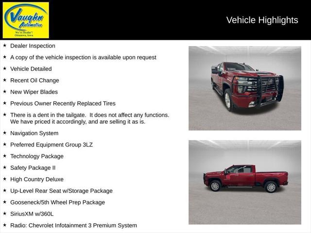 2022 Chevrolet Silverado 2500HD 4WD Crew Cab Standard Bed High Country 2022 Chevrolet Silverado 2500HD 4WD Crew Cab Standard Bed High Country