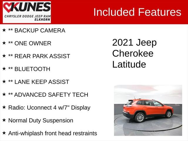2021 Jeep Cherokee Latitude FWD 2021 Jeep Cherokee Latitude FWD