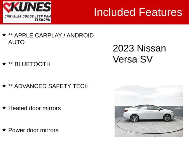 2023 Nissan Versa 1.6 SV Xtronic CVT 2023 Nissan Versa 1.6 SV Xtronic CVT