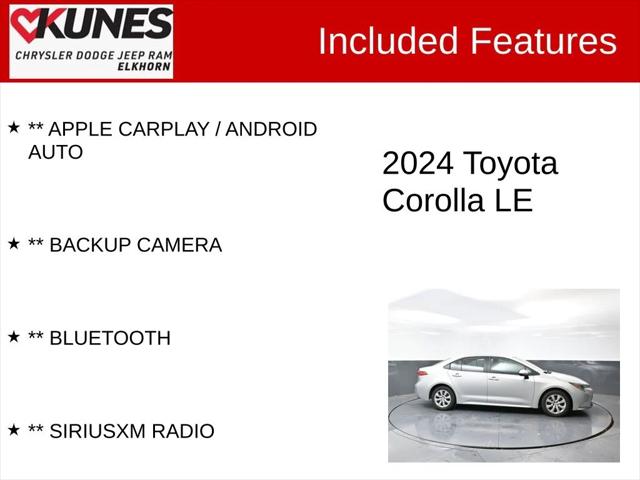 2024 Toyota Corolla LE 2024 Toyota Corolla LE