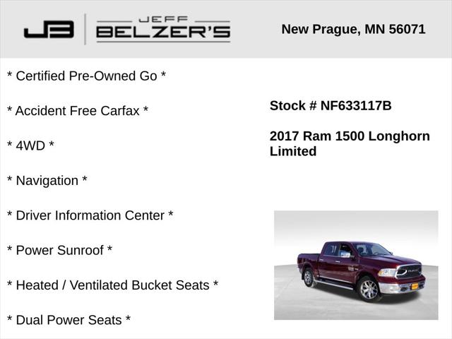 2017 RAM 1500 Limited Crew Cab 4x4 57 Box 2017 RAM 1500 Limited Crew Cab 4x4 57 Box