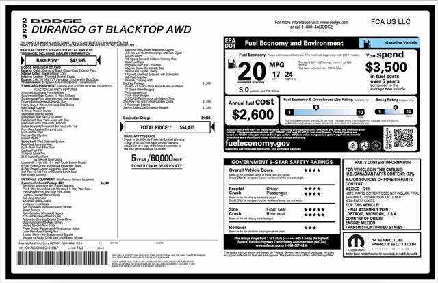 2025 Dodge Durango GT Plus AWD