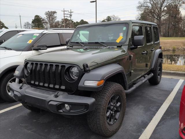 2021 Jeep Wrangler Unlimited Willys 4x4 2021 Jeep Wrangler Unlimited Willys 4x4