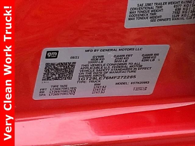 2021 GMC Sierra 2500HD 4WD Double Cab Long Bed