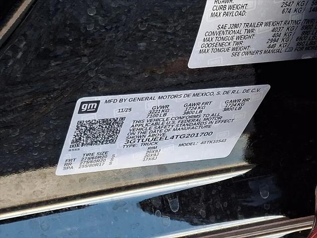2026 GMC Sierra 1500 Crew Cab, Short Bed, AT4, 4WD