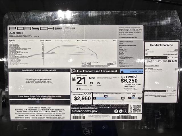 2026 Porsche Macan T