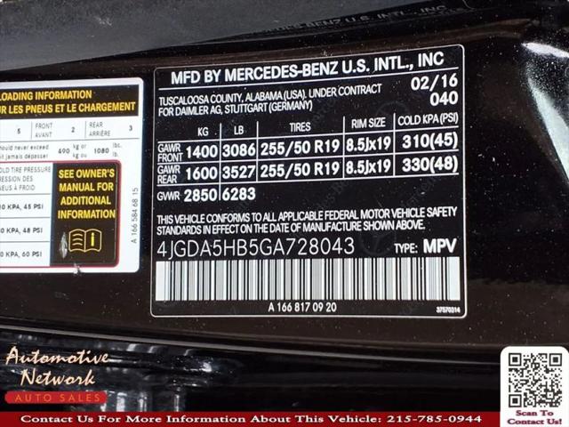 2016 Mercedes-Benz GLE GLE 350 4MATIC
