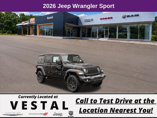 2026 Jeep Wrangler 4-Door Sport 4x4 for sale in Vestal, NY