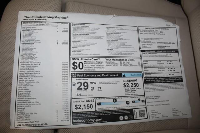 2026 BMW X3 30 xDrive