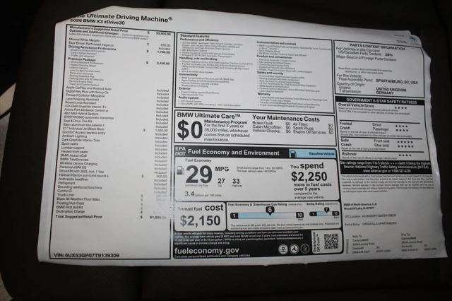 2026 BMW X3 30 xDrive