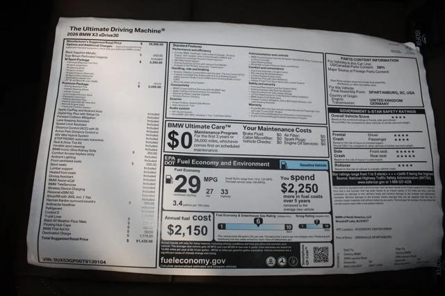 2026 BMW X3 30 xDrive