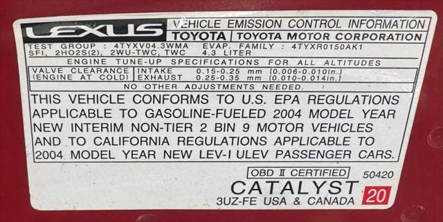 2004 Lexus SC 430 SC 430