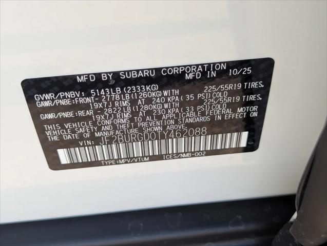 2026 Subaru Outback Limited XT