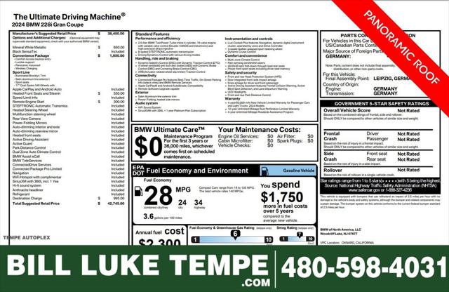 2024 BMW 228i Gran Coupe sDrive