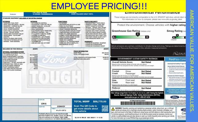 2026 Ford Transit Cargo Van Base
