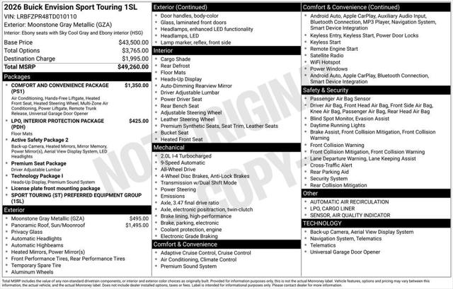 2026 Buick Envision Sport Touring AWD