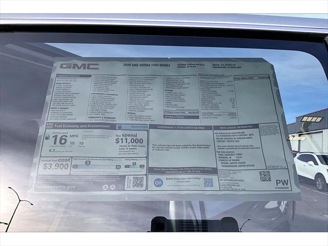 2026 GMC Sierra 1500 Crew Cab, Short Bed, Denali, 4WD