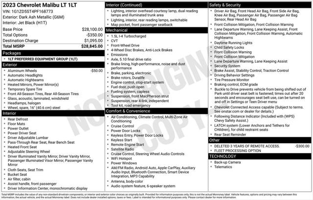 2023 Chevrolet Malibu FWD 1LT 2023 Chevrolet Malibu FWD 1LT