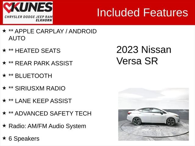 2023 Nissan Versa 1.6 SR Xtronic CVT 2023 Nissan Versa 1.6 SR Xtronic CVT