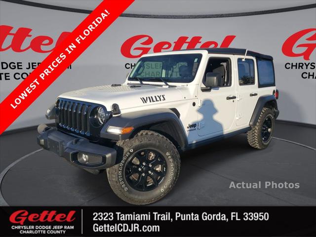 2021 Jeep Wrangler Unlimited Willys 4x4 2021 Jeep Wrangler Unlimited Willys 4x4