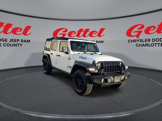 2021 Jeep Wrangler Unlimited Willys 4x4 2021 Jeep Wrangler Unlimited Willys 4x4