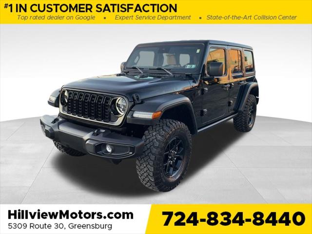 2024 Jeep Wrangler 4-Door Willys 4x4 2024 Jeep Wrangler 4-Door Willys 4x4