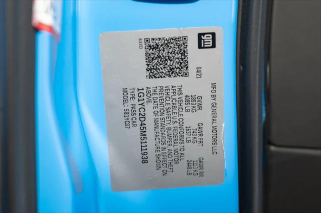 2021 Chevrolet Corvette Stingray RWD Coupe 3LT