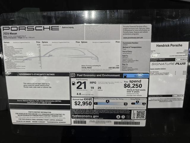 2026 Porsche Macan Macan