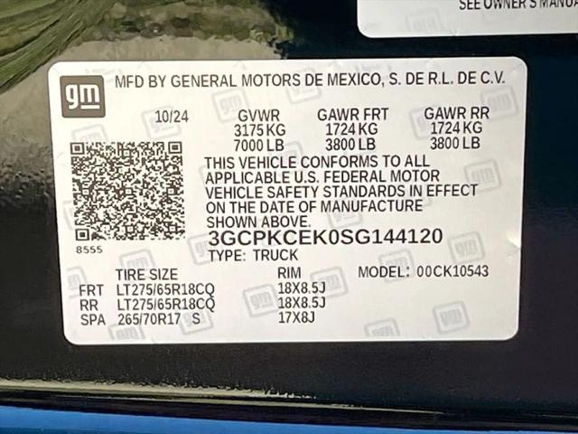 2025 Chevrolet Silverado 1500 4WD Crew Cab Short Bed Custom Trail Boss