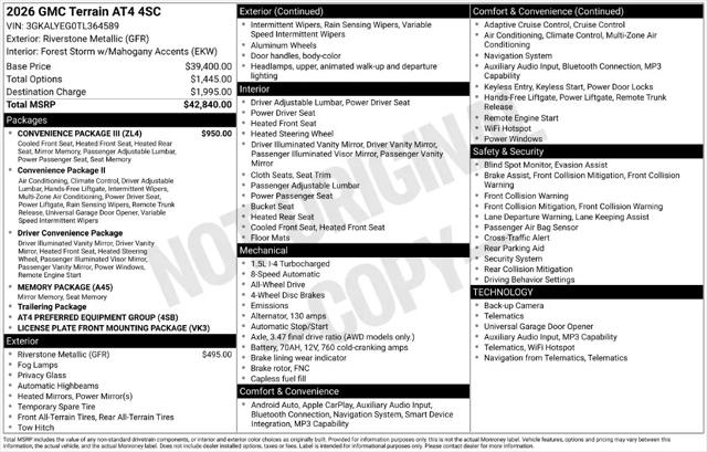 2026 GMC Terrain AWD AT4