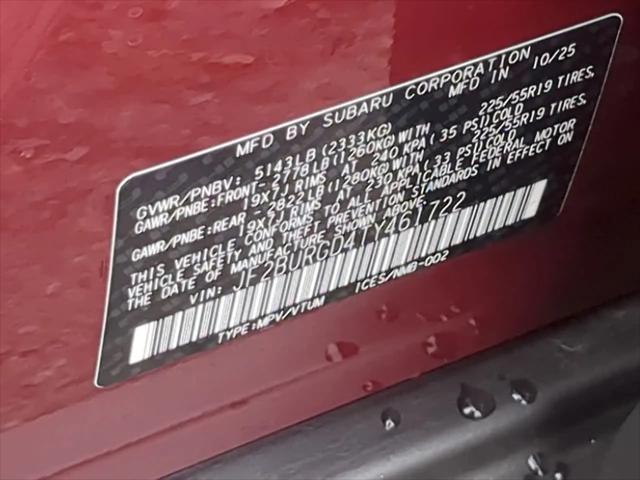 2026 Subaru Outback Limited XT