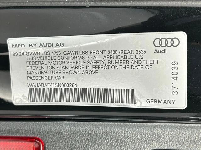 2025 Audi A4 Premium 40 TFSI quattro S tronic