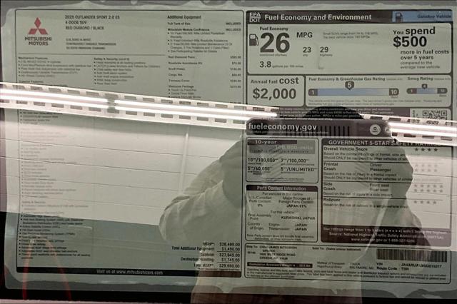 2025 Mitsubishi Outlander Sport 2.0 ES
