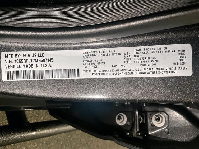 2021 Ram 1500 Rebel Crew Cab 4x4 5'7" Box
