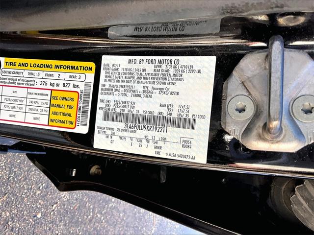 2019 Ford Fusion Hybrid SE