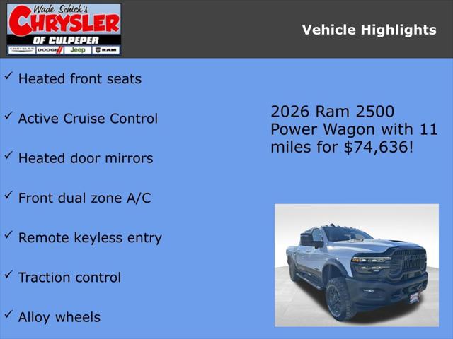 2026 Ram 2500 Power Wagon Crew Cab 4x4 6'4" Box