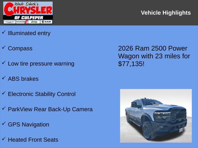 2026 Ram 2500 Power Wagon Crew Cab 4x4 6'4" Box
