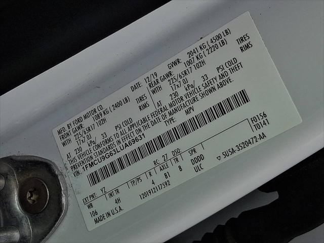2020 Ford Escape SE