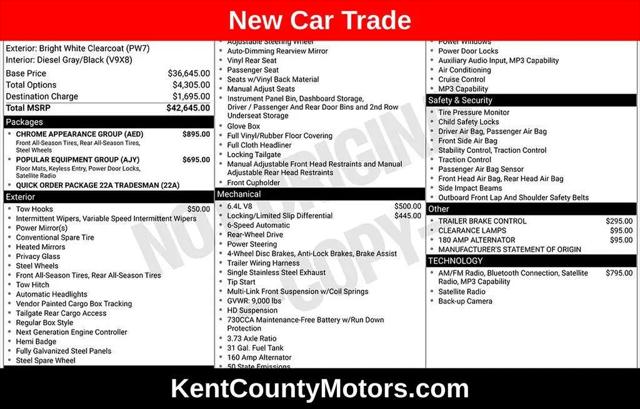 2018 Ram 2500 Tradesman Crew Cab 4x2 6'4" Box for sale in Dover, DE