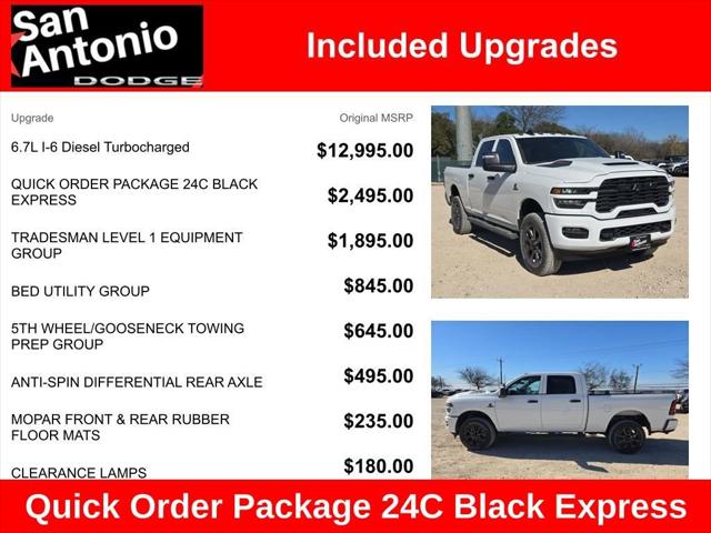2026 RAM Ram 2500 RAM 2500 BLACK EXPRESS CREW CAB 4X4 64 BOX