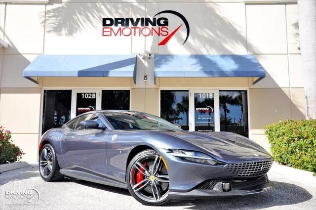 2023 Ferrari Roma Coupe! BLUE ROMA/ROSSO RED! FULL ADAS PKG! HIFI SOUND! CARBON! $312K MSRP! for sale in Lake Park, FL