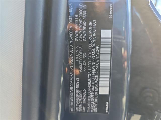 2026 Volvo XC90 Plug-In Hybrid Ultra, T8 AWD, Electric/Gasoline, Bright, 7 Seats