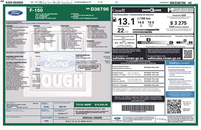 2021 Ford F-150 LARIAT 2021 Ford F-150 LARIAT