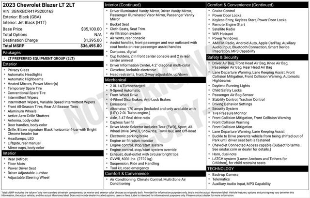 2023 Chevrolet Blazer FWD 2LT 2023 Chevrolet Blazer FWD 2LT