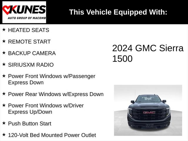 2024 GMC Sierra 1500 4WD Crew Cab Short Box Elevation with 3SB 2024 GMC Sierra 1500 4WD Crew Cab Short Box Elevation with 3SB