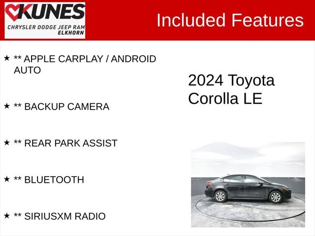 2024 Toyota Corolla LE 2024 Toyota Corolla LE