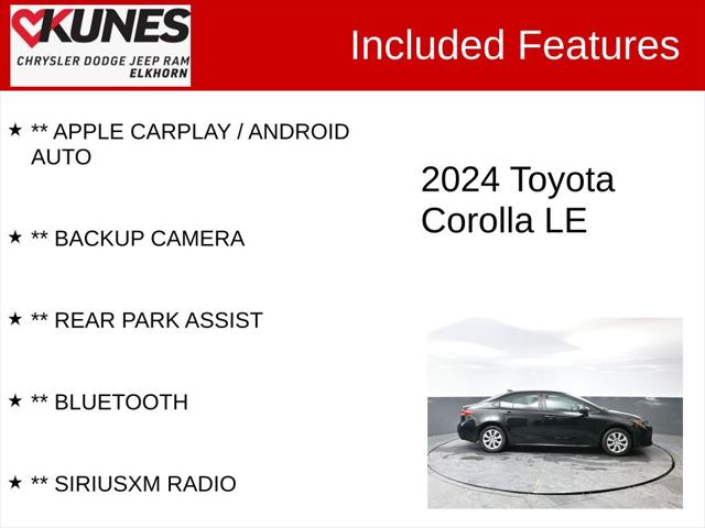 2024 Toyota Corolla LE 2024 Toyota Corolla LE