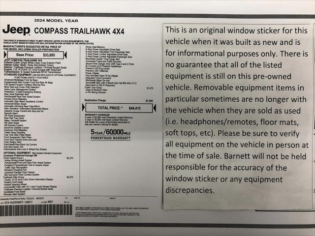 2024 Jeep Compass Trailhawk 4x4